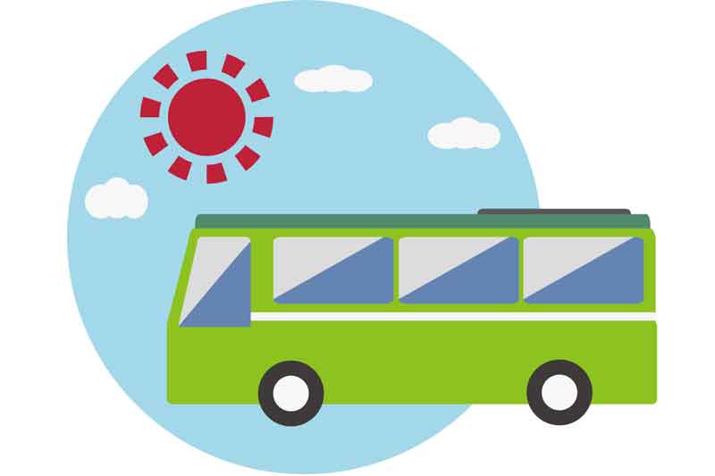 無料送迎バスについて